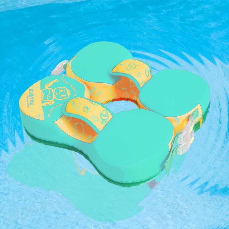 Baby Swimming Pool Floats Non-inflatable Underarm Buoyancy Ring with Safet Buckles