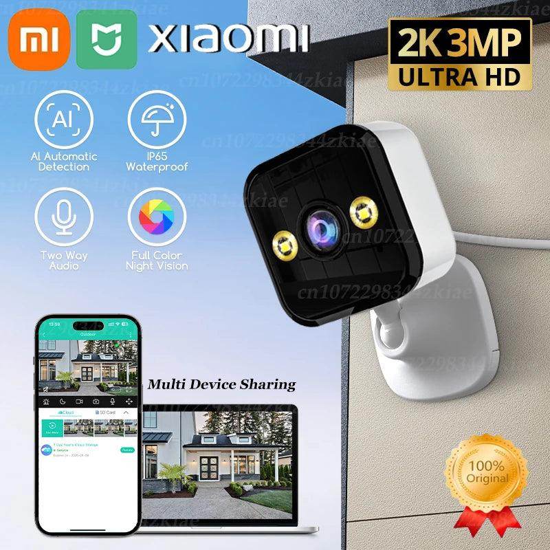 Indoor Camera 2K Indoor 3MP WiFi, Color Night, 2-Way Audio - P12 Hub Europe