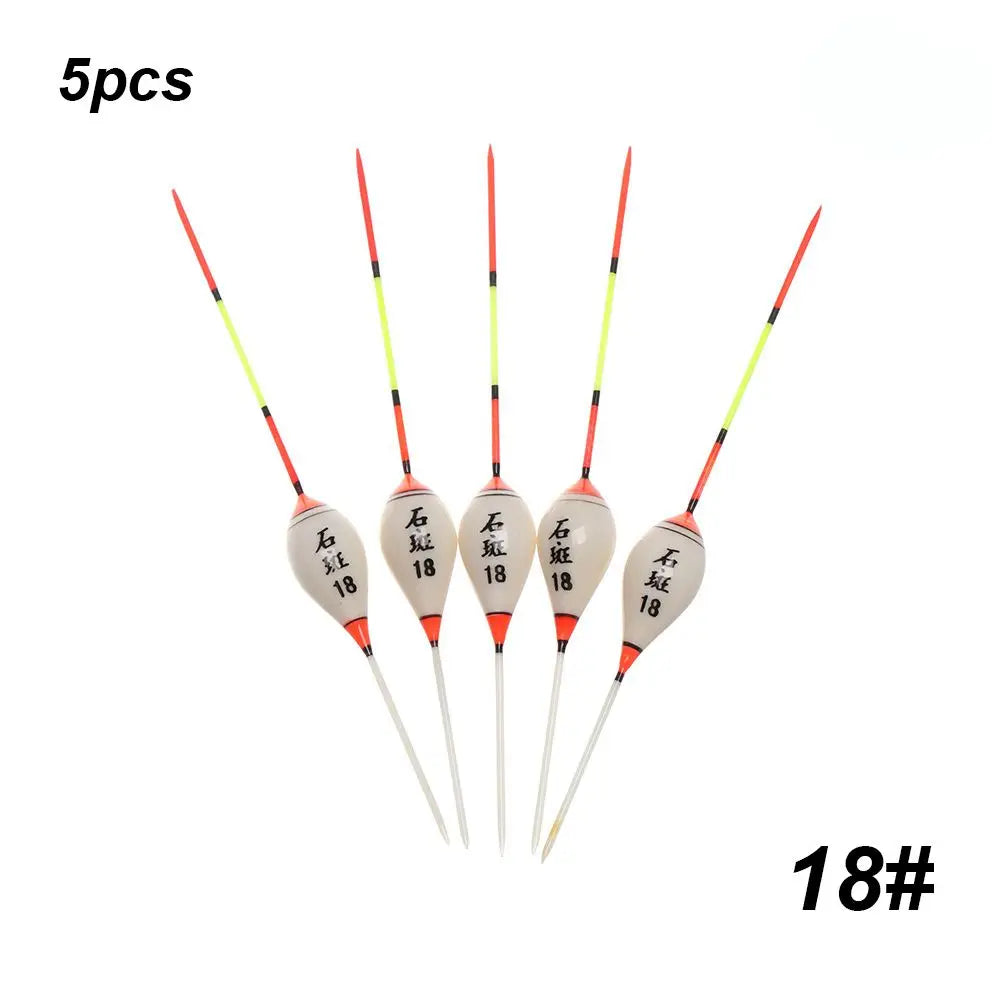 5pcs New Fishing Floats Balsa Flotteur Balsa Wood Wooden Floats Durable Portable Exquisite High Quality Floats Hot 3# 4# 10#
