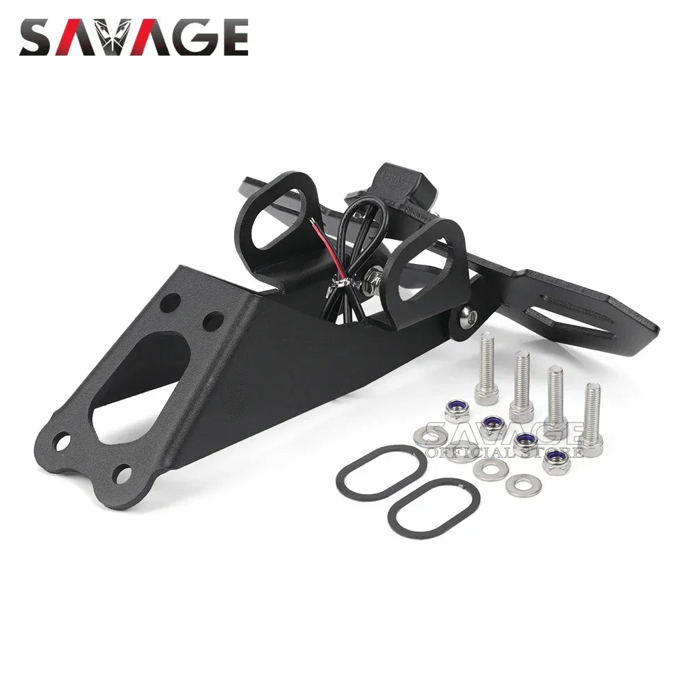 License Plate Holder For HONDA CBR500R CB500F Hornet 500 Motorcycle Tail Tidy Frame Fender Eliminator LED Light CB 500F CBR 500R