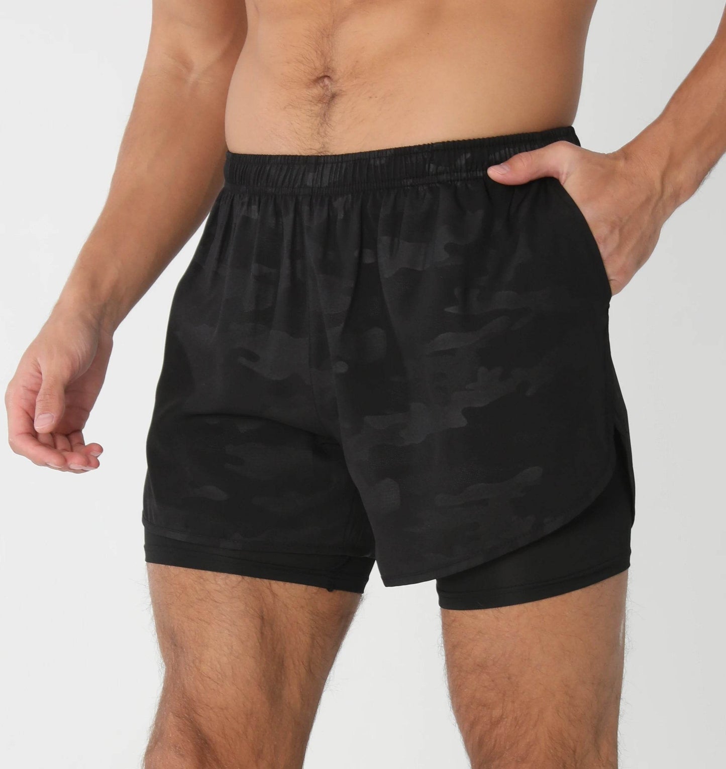 Men's Gym Liner Running Shorts - P12 Hub Europe