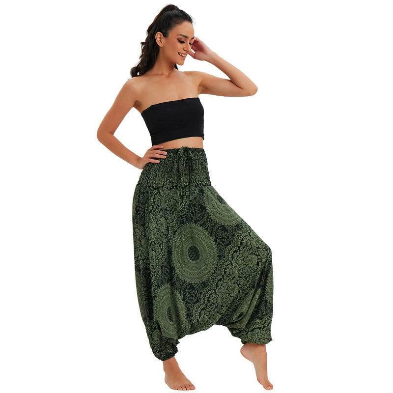 Women's Boho Harem Rayon Pants - P12 Hub Europe