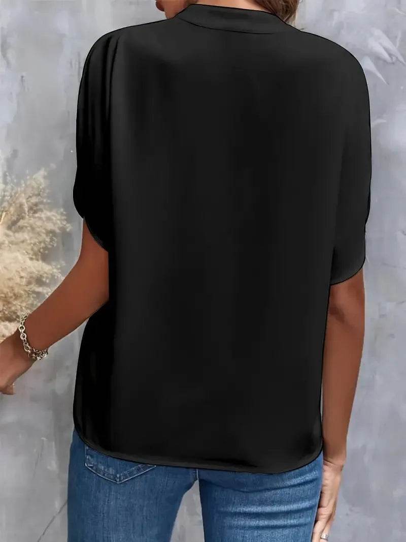 Summer Women's V-neck Blouse - P12 Hub Europe