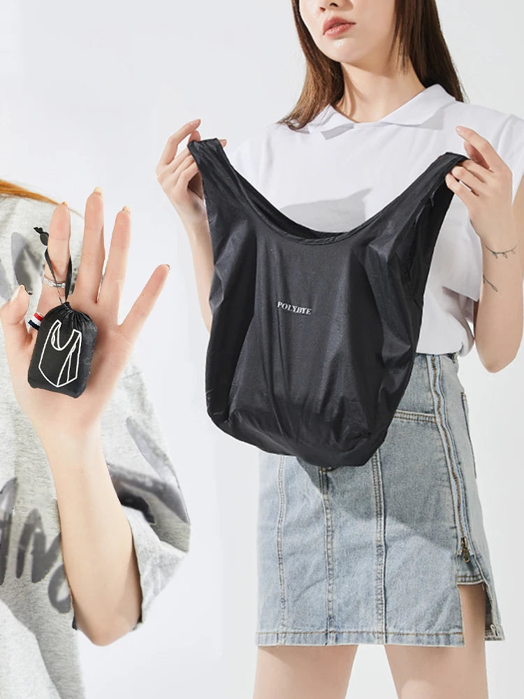 Polybye Super Light Reusable Totebag Eco-friendly Nylon Foldable Shopping Bag Handbag Grocery Bag Lunch Bag Recycle Bag