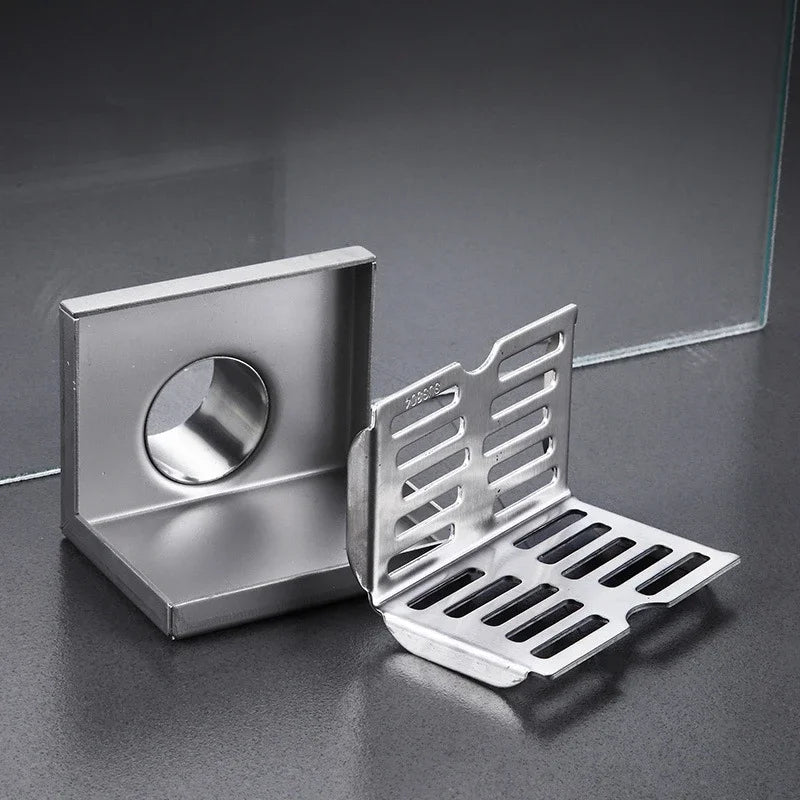 304 stainless steel rust proof outdoor L-shaped floor drain, same floor corner drainage floor drain,