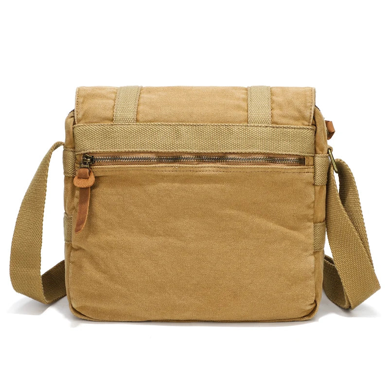 Fashion Canvas Single Shoulder Bag Men Women Unisex Travel Crossbody Bag Outdoor Casual Satchel Vintage Messenger Bags