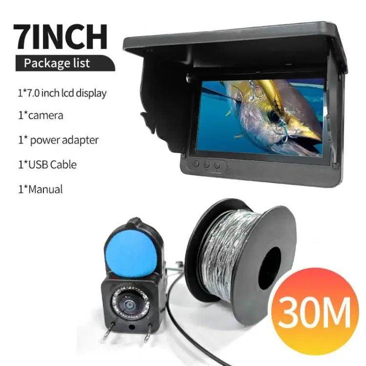 LCD Underwater Endoscope 1080P, Night Vision, Fish Finder, IP68, 15/30M Cable - P12 Hub Europe