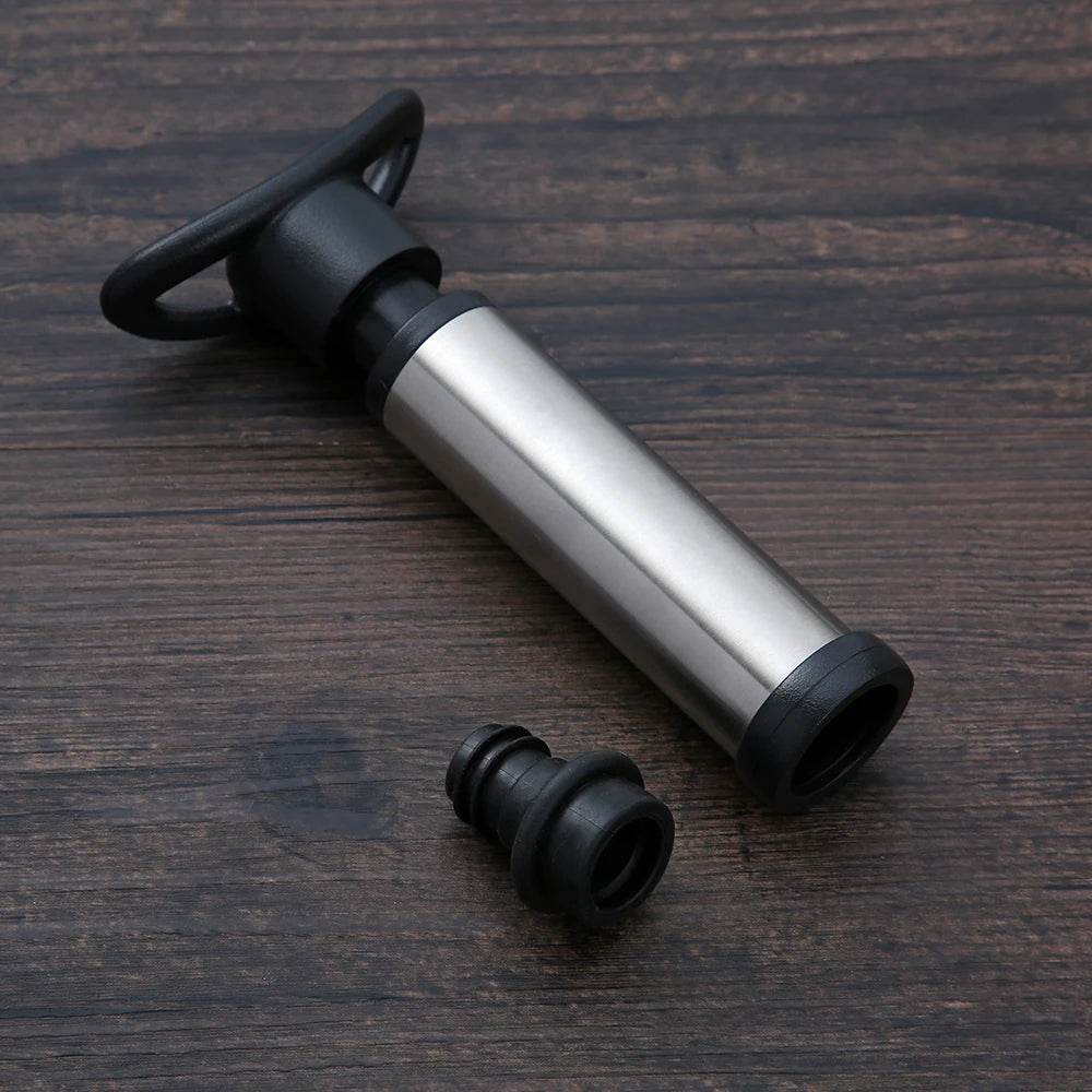 WOTOR Advanced Wine Stoppers Stainless Steel Manual Vacuum Pump Wine Saver Reusable Wine Bottle Stopper Sealer Keep Wine Fresh - P12 Hub Europe