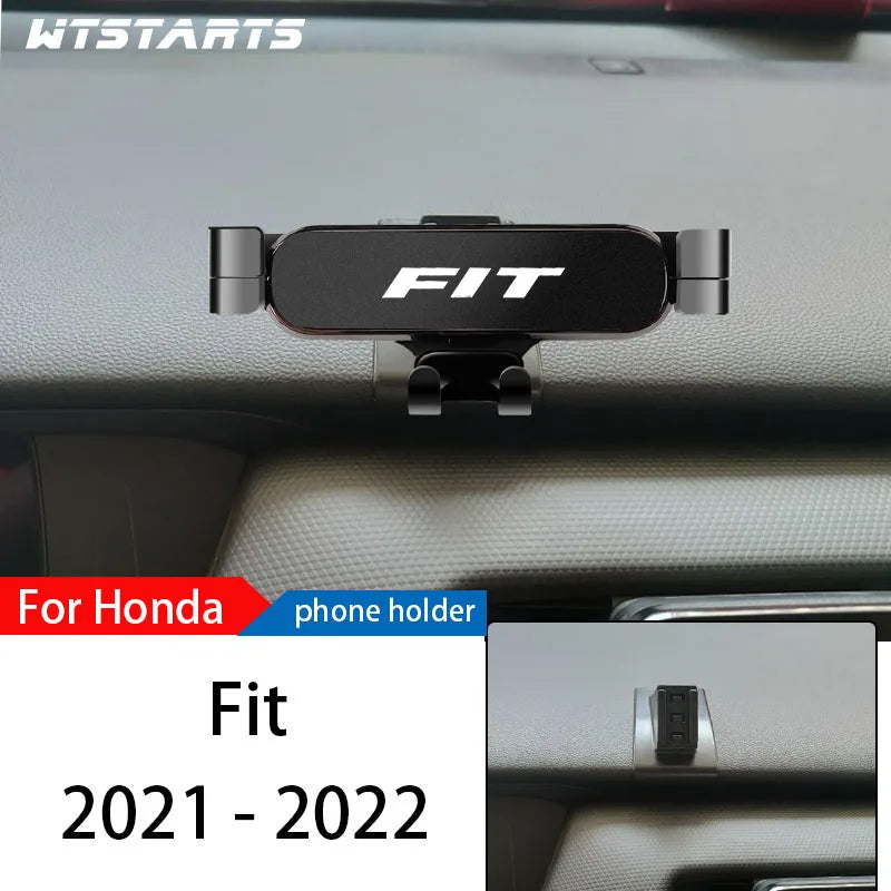 Car Phone Holder Mount Stand For Honda Fit 2008-2022 Adjustable GPS Navigation Mobile Phone Bracket Car Lnterior Accessories