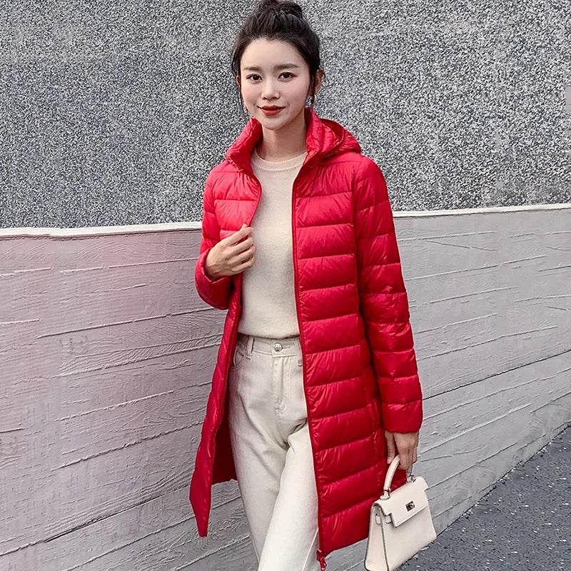 Slim Long Warm Down Puffer - P12 Hub Europe