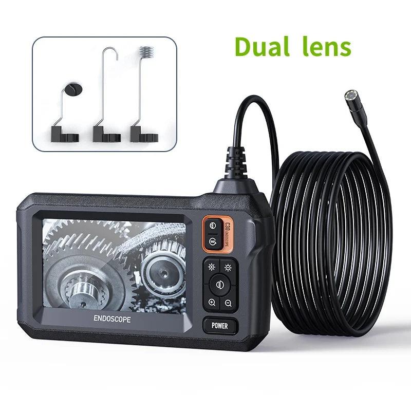 Borescope 8mm Dual Lens 4.3" IPS, 1080P, IP67, 1-5M