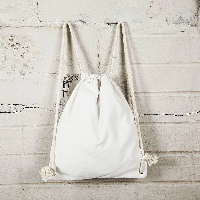 NEW Rope Bag Holder Tote Bag with Drawstring No Pain Cloth Pocket Pouch Drawstring LSD05