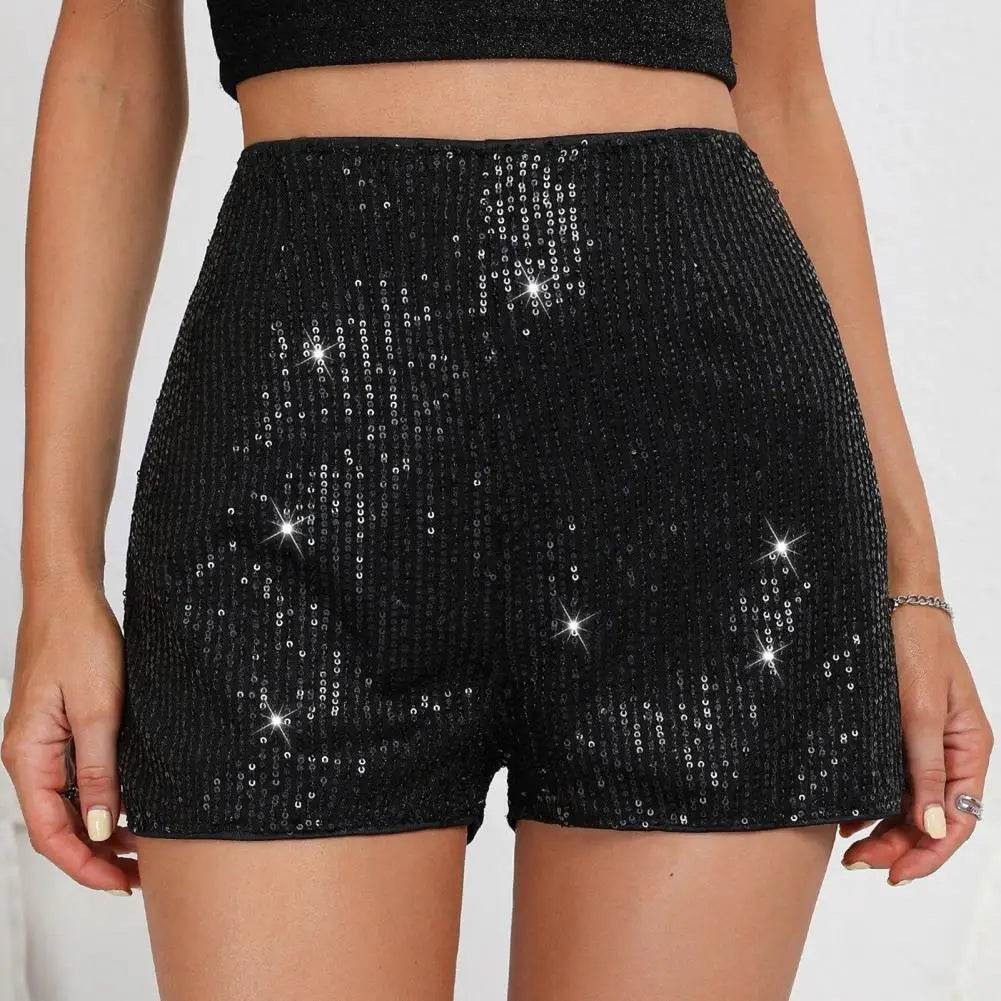 Sequin High Waist Mini Shorts - P12 Hub Europe