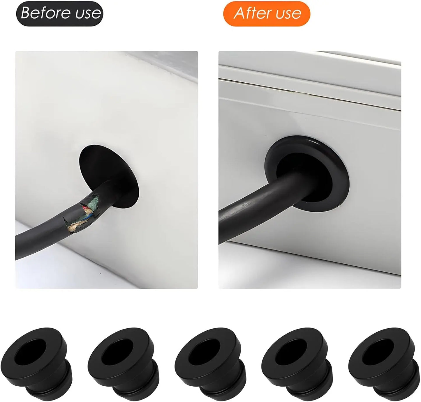 16PCS For Smev Dometic Grommet Sleeve Pan Hob Support Kits Motorhome Caravan Camper Van Trailer Car Accessories 44990000122