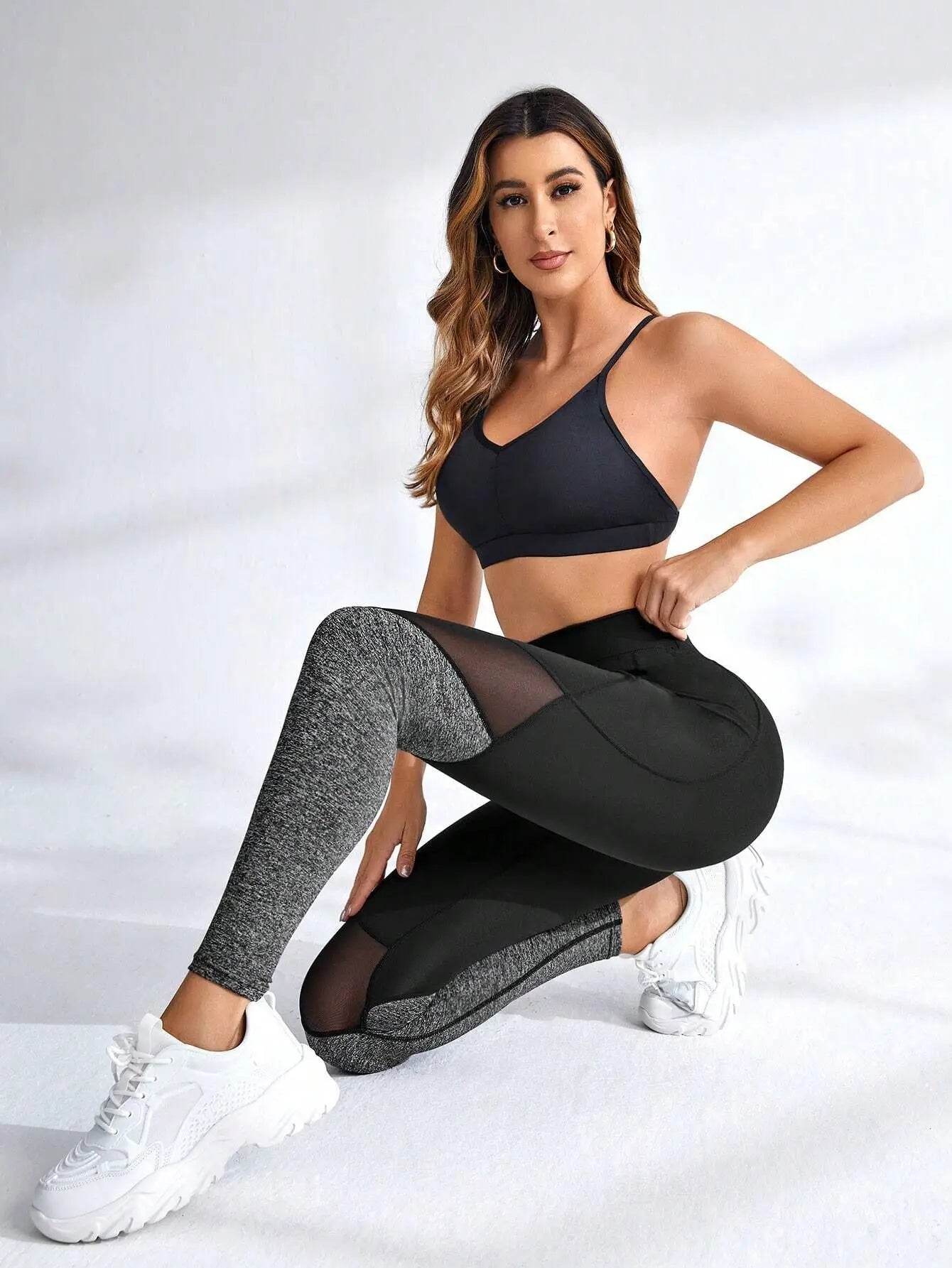 Women's Sexy Mesh Gym Leggings - P12 Hub Europe