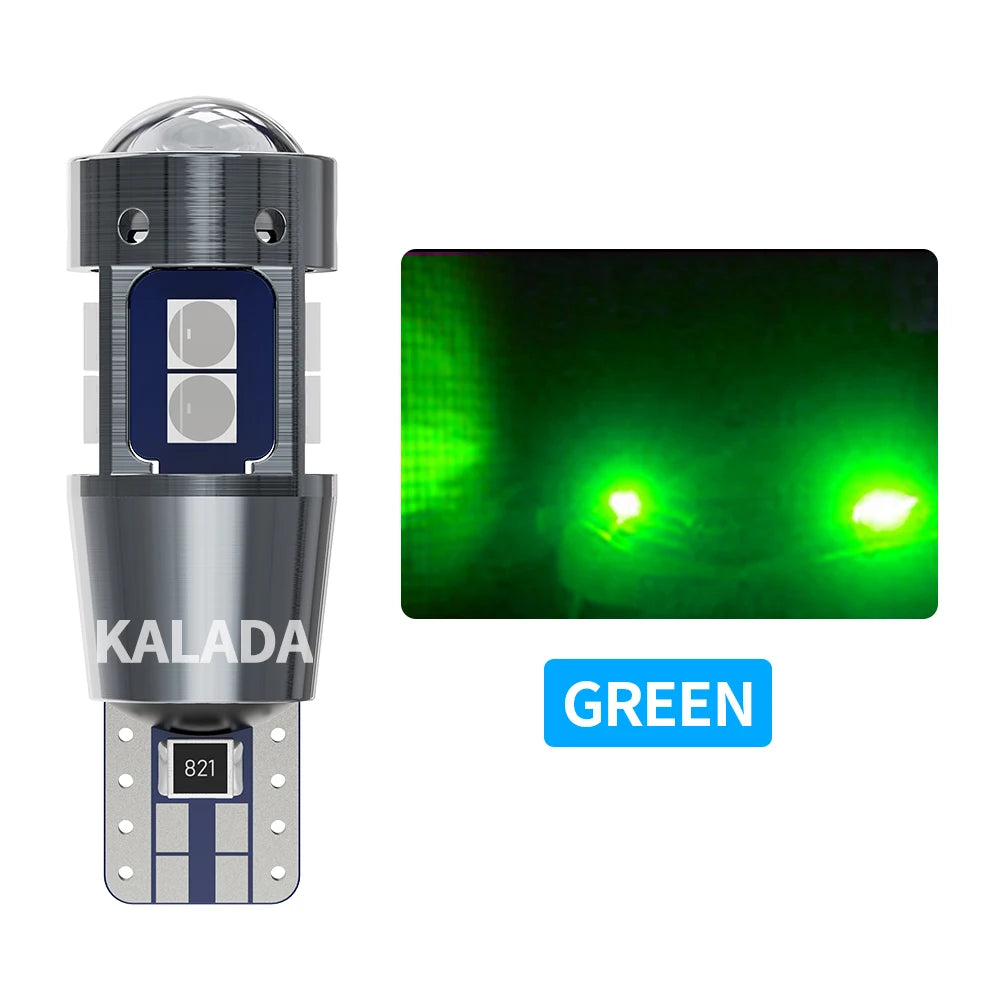 2x High Quality W5W T10 LED CANBUS No Error 5W5 12V 3030 SMD Super Bright Car Interior Side Light Marker Parking Bulb Auto Bulbs
