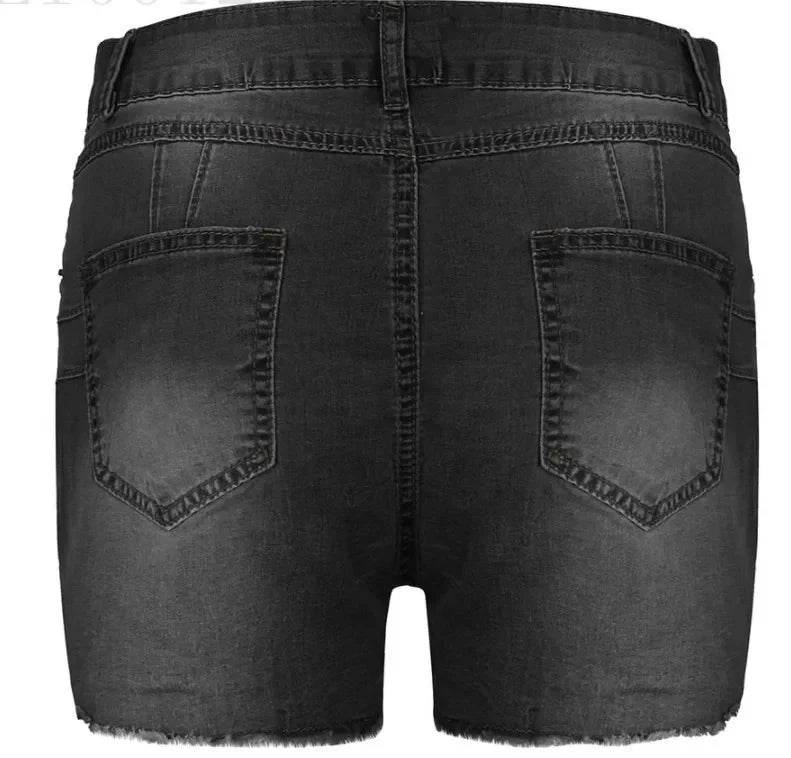 Women's Distressed Denim Shorts - P12 Hub Europe