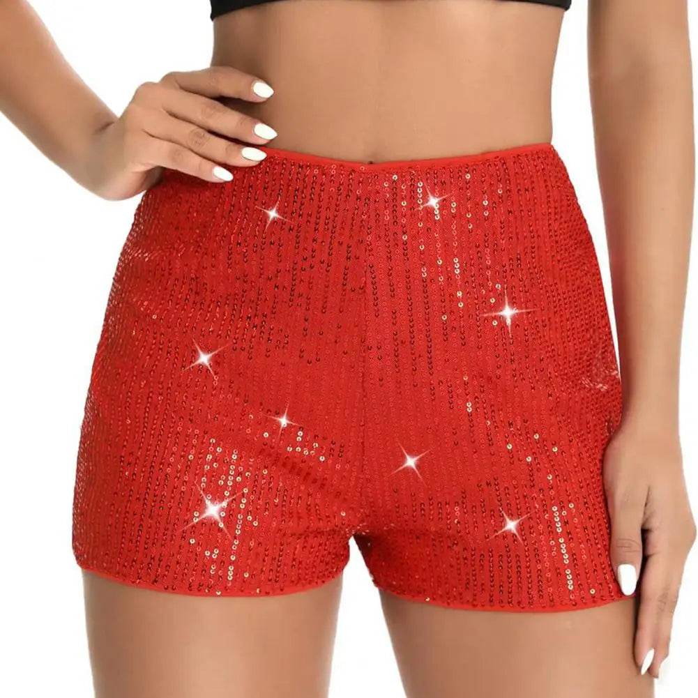 Sequin High Waist Mini Shorts - P12 Hub Europe