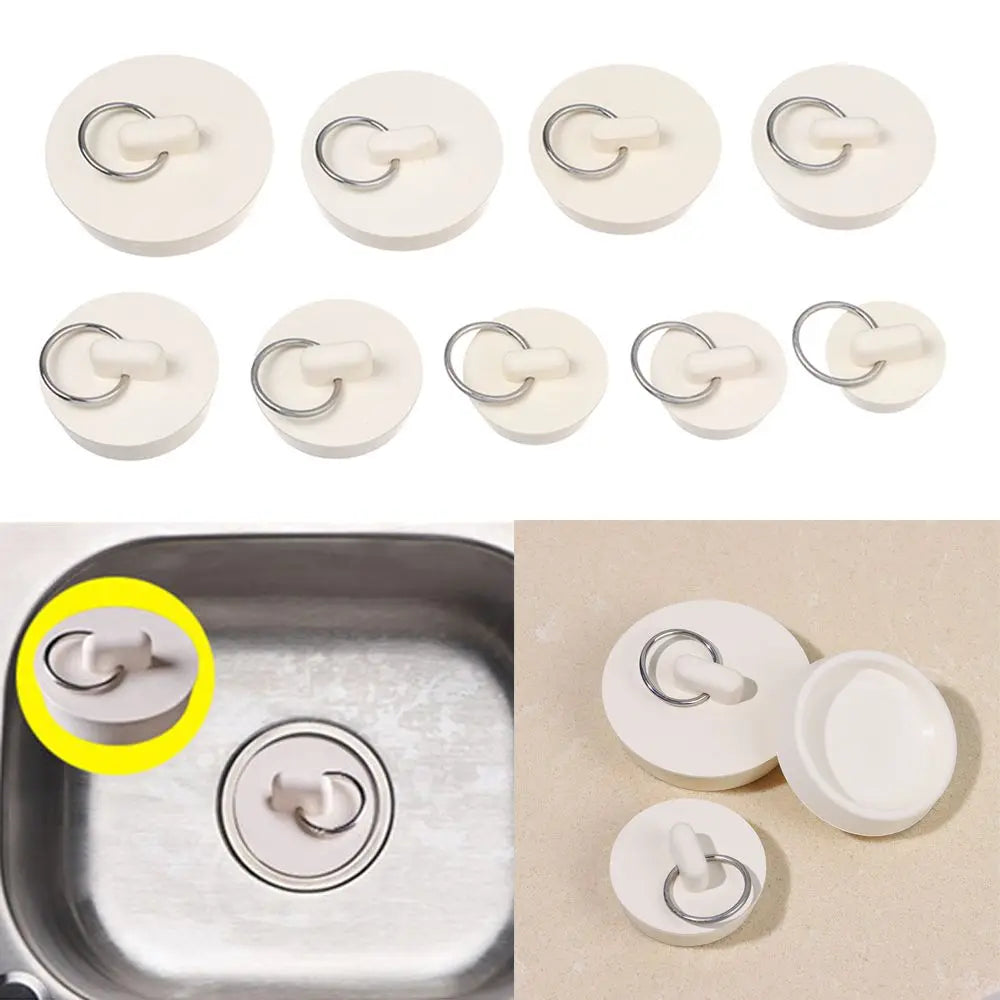 1PC Round Drainage Stopper Durable Rubber Water Sink Plug Useful Leakage-proof Plug Bathroom Supplies
