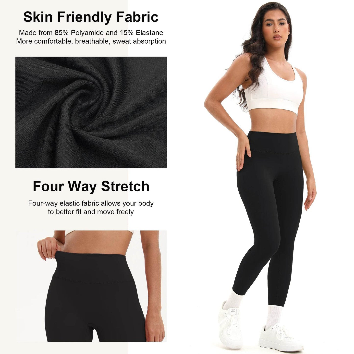 Women's Seamless High-Waist Leggings - P12 Hub Europe
