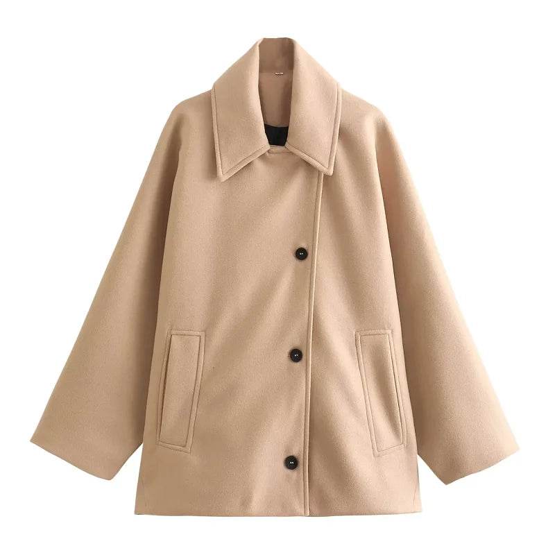Women's Wool Office Coat - P12 Hub Europe