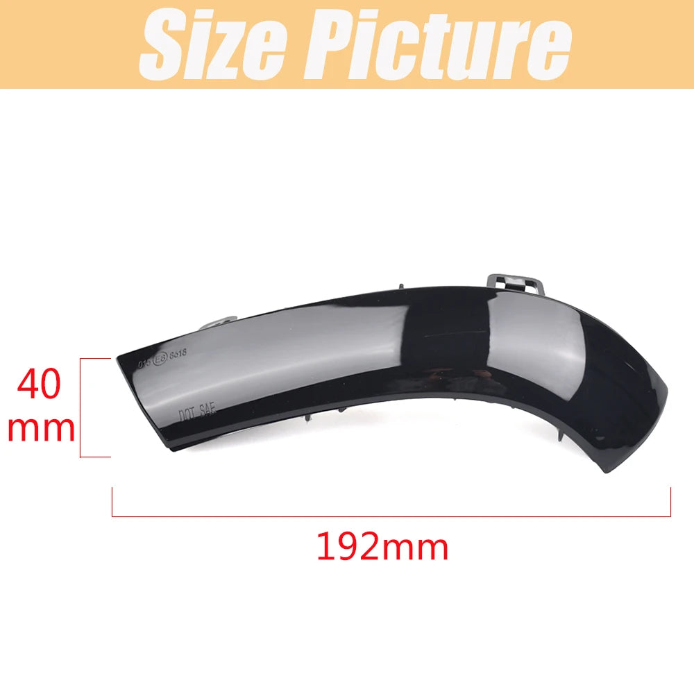 LED Dynamic Turn Signal Light For VW Passat B6 GOLF 5 Jetta MK5 Passat B5.5 GTI V Sharan Flowing Water Blinker Flashing Light