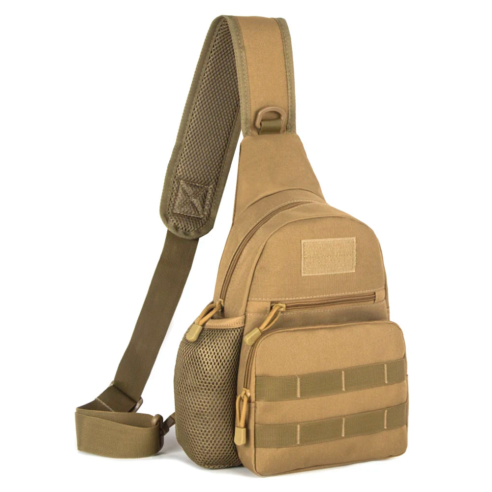 Chest Bag Tactical Shoulder Bag Men Outdoor Sling Multicam Camouflage Camping Travel Hiking Hunting Military Crossbody Bag Y6322