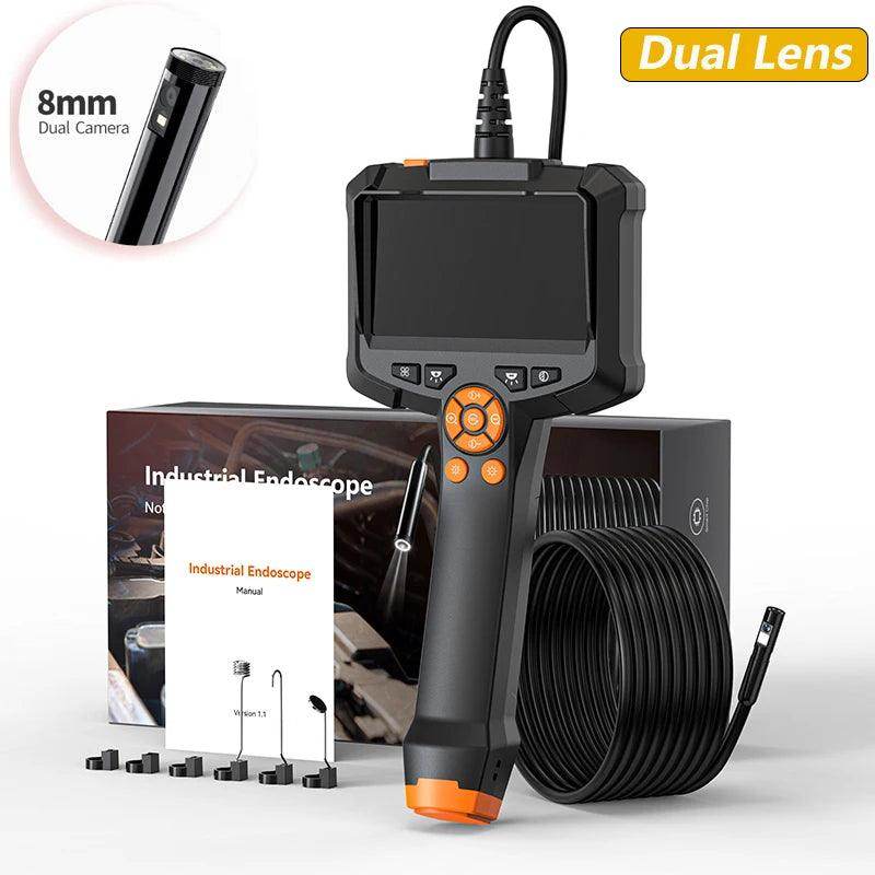 Borescope 8mm LCD Dual/Single Lens, 1080P, IP67, 1-10M - P12 Hub Europe