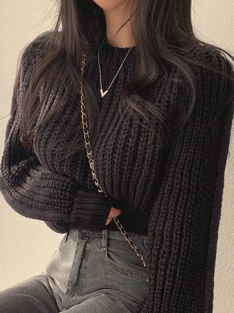Loose Harajuku Knit Sweater - P12 Hub Europe