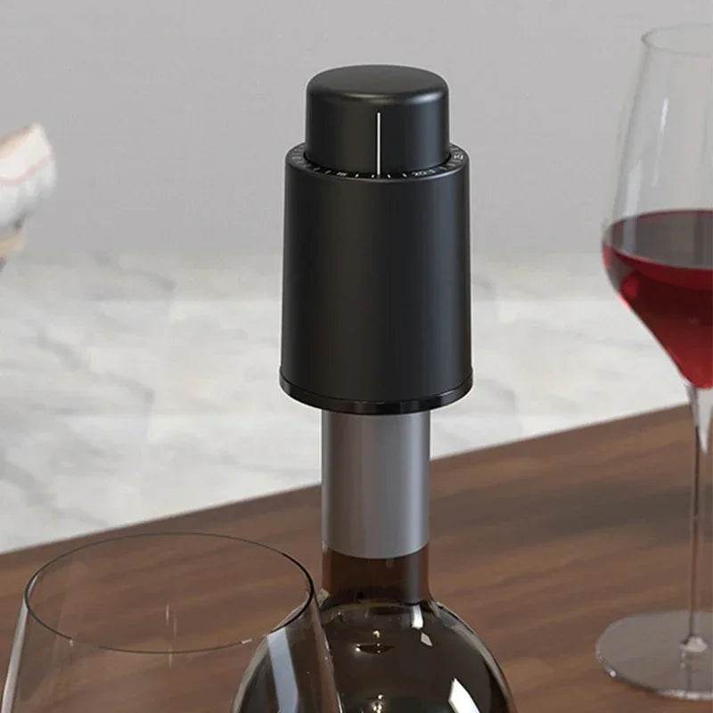 Wine Plug Vacuum Retain Freshness Champagne Stopper Red Wine Stopper Stainless Steel Wine Bottle Cap Leak-Proof Sealing. - P12 Hub Europe