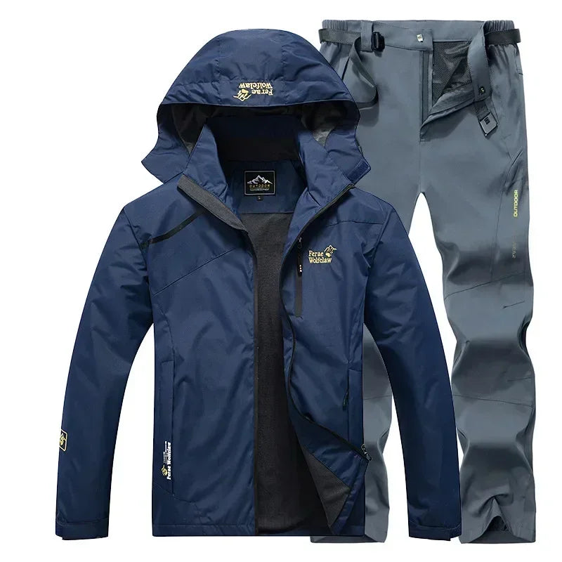 Outdoor Jacket Windproof And Waterproof Fishing Jacket Outdoor Sports Breathable Mountaineering Suit Fishing Clothes Set