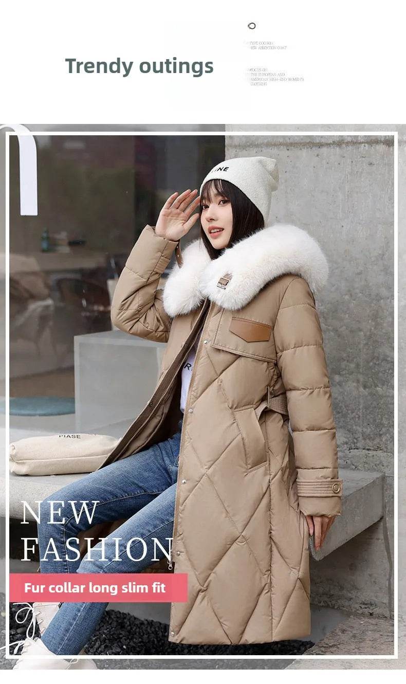 Long Slim Warm Winter Parka - P12 Hub Europe
