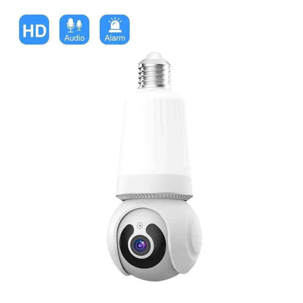 Camera 4K WiFi Bulb 8MP, Color Night Vision, AI Track - P12 Hub Europe