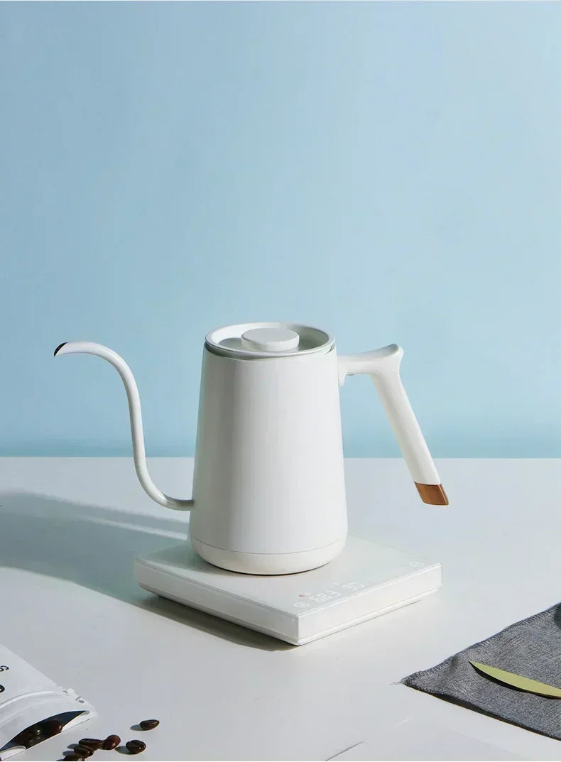 Timemore Fish Smart Electric Pour Over Kettle 600ml 220v Fine Mouth Temperature Control Customize Hand Brew Coffee Pot Gift