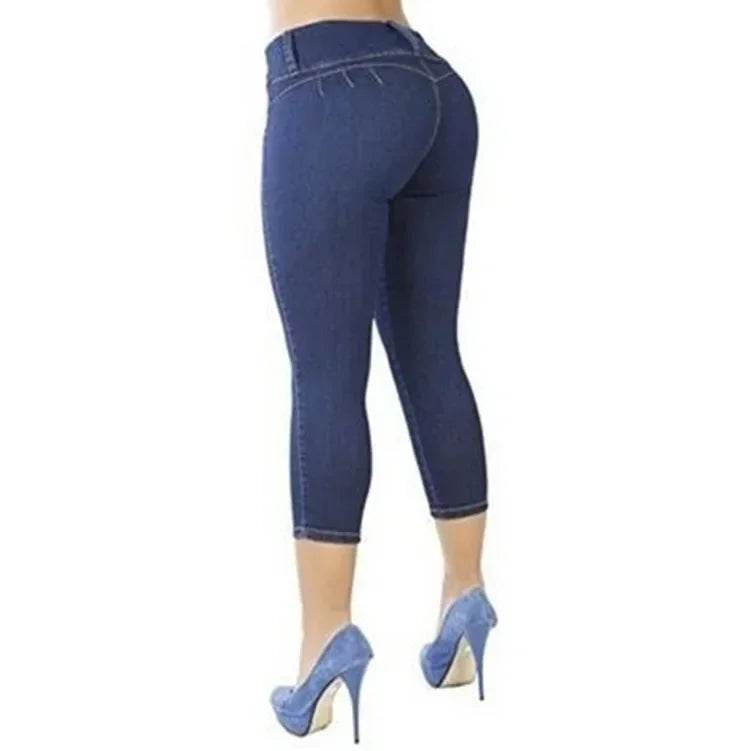 Women's Slim Fit Cropped Jeans - P12 Hub Europe