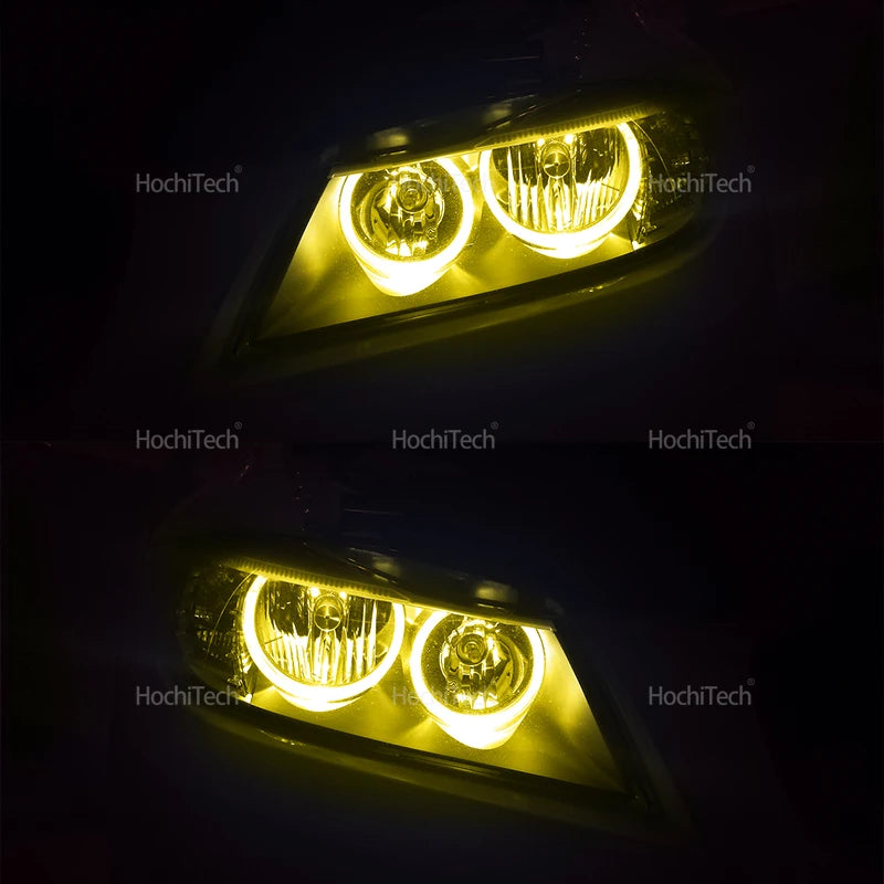 20W/pair High Power Angel Eyes Bulbs for BMW E90 E91 LCI Halogen Headlight 2009-2011 CSL CS Style Lemon Yellow LED Marker Light