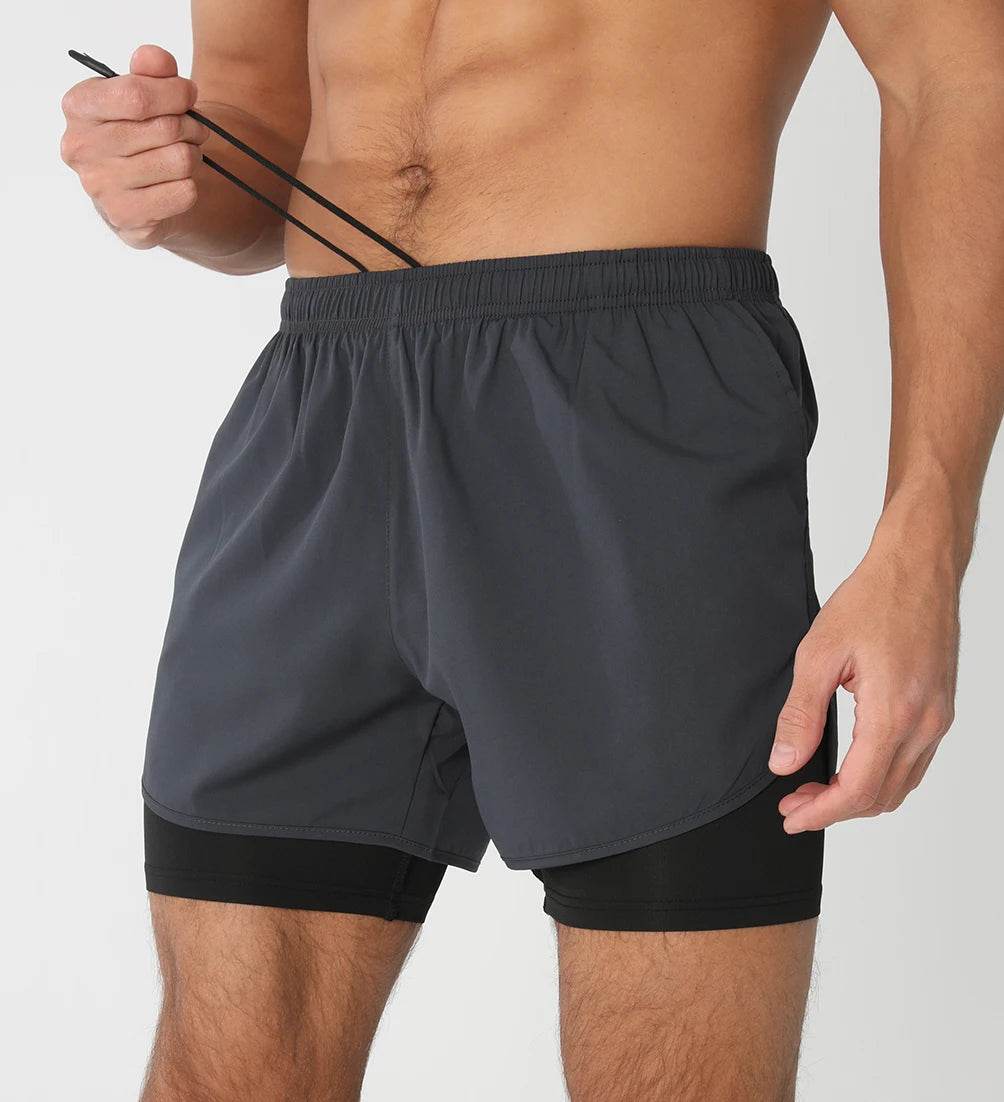 Men's Gym Liner Running Shorts - P12 Hub Europe