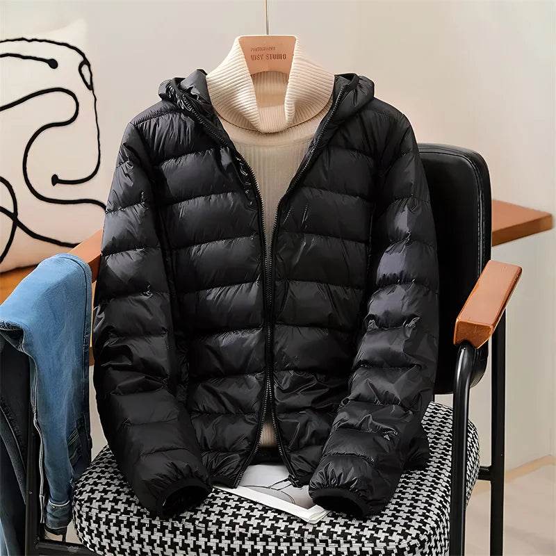Ultralight Korean Hooded Puffer - P12 Hub Europe
