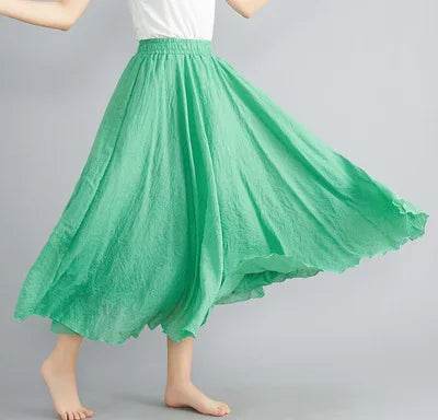 Mori Girl Cotton Linen Skirt - P12 Hub Europe