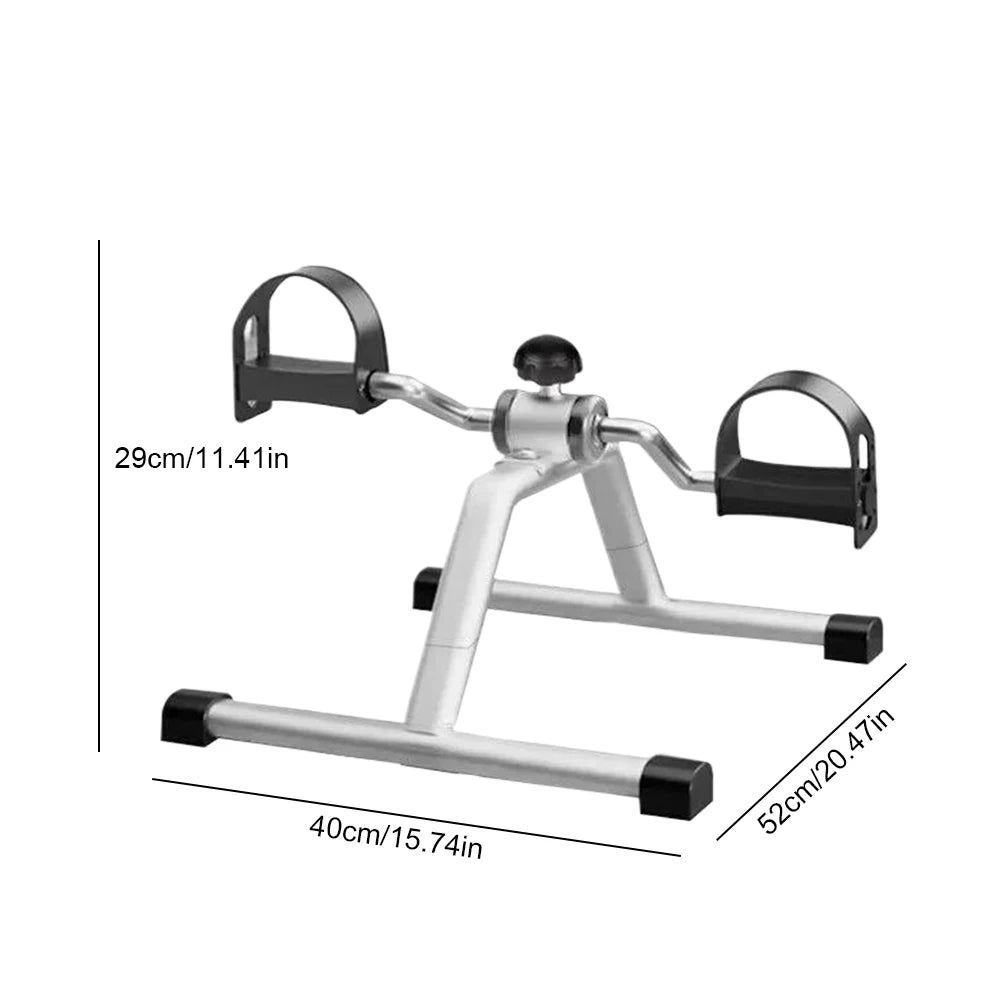 Mini Pedal Exerciser Exercise Bike Indoor Under Desk Bike Pedal Exerciser for Elderly Leg Rehabilitation Home Fitness Equipment