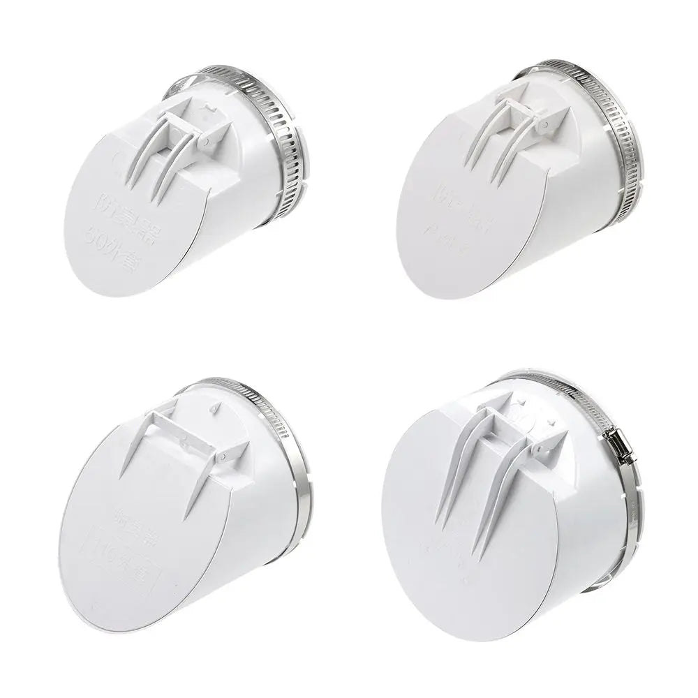 PVC Drainage Pipe Floor Drains 50-160mm White Rain Pipe Cap Anti Odor Insect-proof Roof Cover Outdoor Balcony Bathroom Accessory