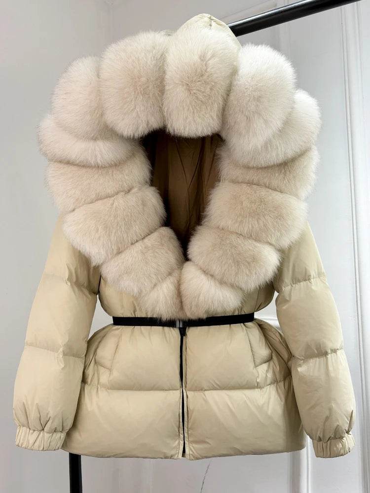 Fox Fur Down Puffer Parka - P12 Hub Europe
