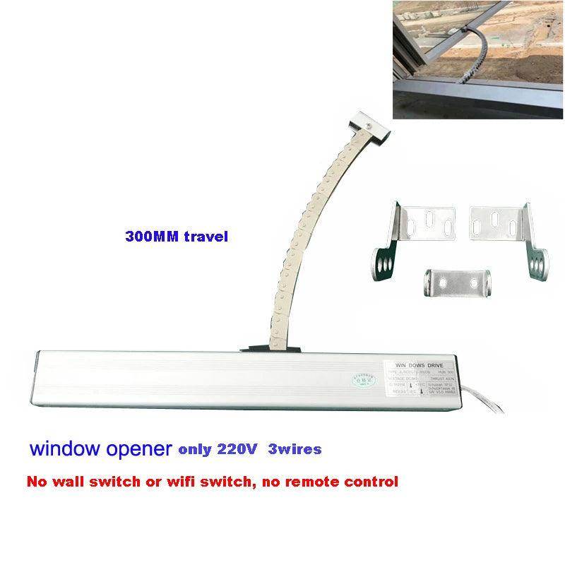 WiFi Smart Window Opener Kit | Casement, Hinge, Remote, Rain Sensor - P12 Hub Europe