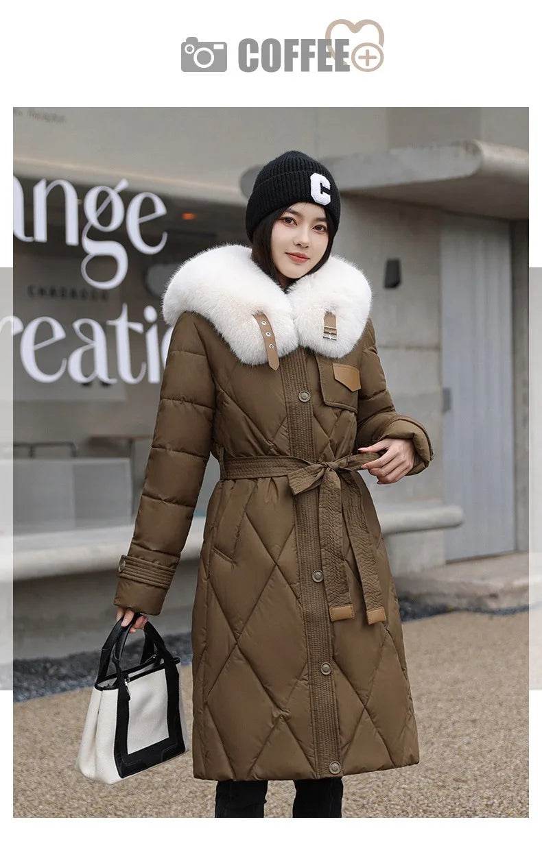 Long Slim Warm Winter Parka - P12 Hub Europe