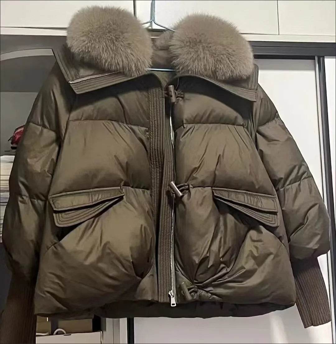 Korean Fur Collar Parka - P12 Hub Europe