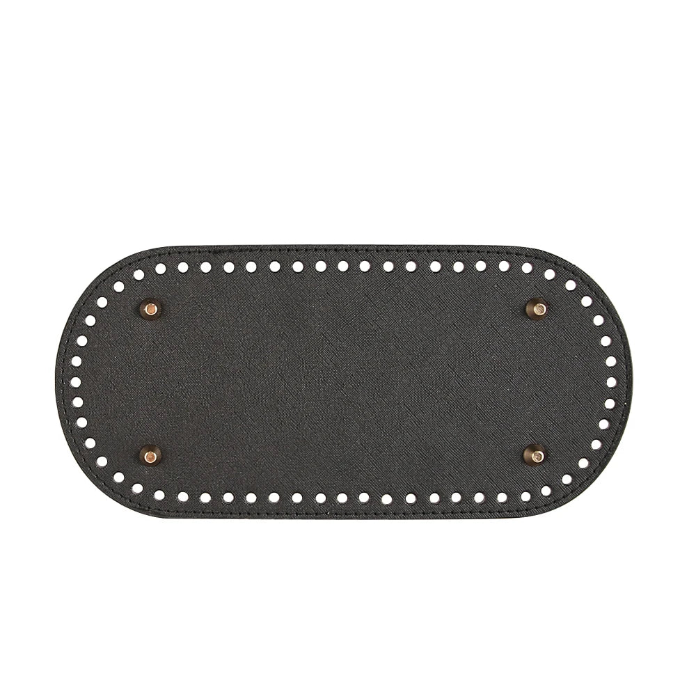 5 Size PU Leather Base Handmade Bag Bottom for Hook Diy Women Purse Handbag Knitting crochet Bags Accessories Parts