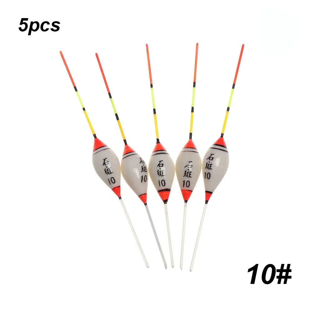 5pcs New Fishing Floats Balsa Flotteur Balsa Wood Wooden Floats Durable Portable Exquisite High Quality Floats Hot 3# 4# 10#