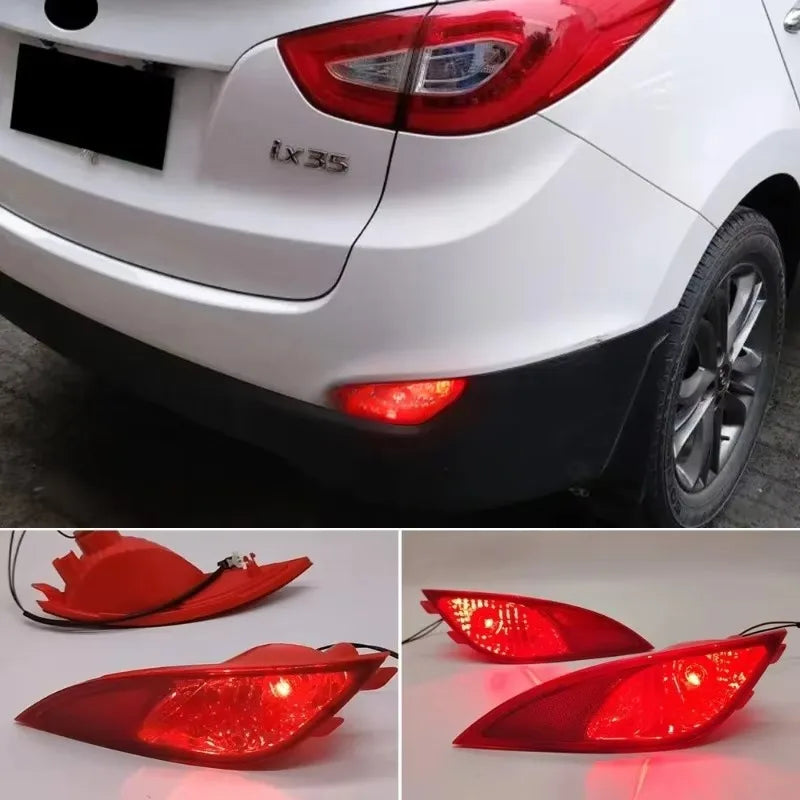 Uiz For Fog Lights Hyundai IX35 2010 2011 2012 2013 2014 2015 12V 92405-2Z300 Car Rear Bumper Brake Tail Stop Light Reflector La