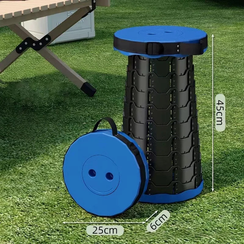 Portable telescopic chair -Outdoor beach fishing and barbecuing chair -Lightweight and durable -Suitable for picnics and travels