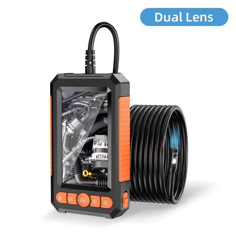 Borescope 8mm Dual/Single Lens 4.3" IPS, 1080P, IP67, LED